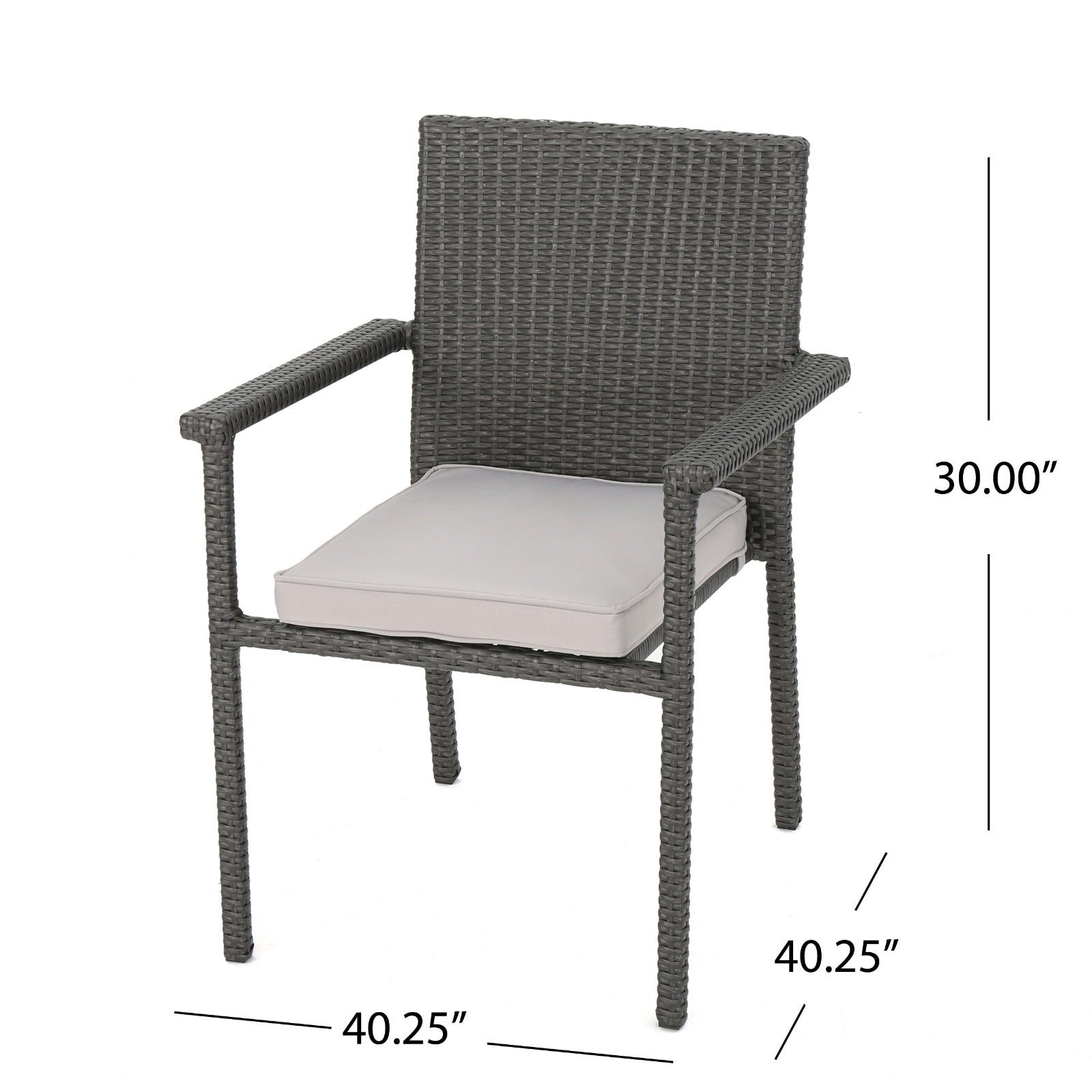 4 SAN PICO DINING CHAIR-GREY