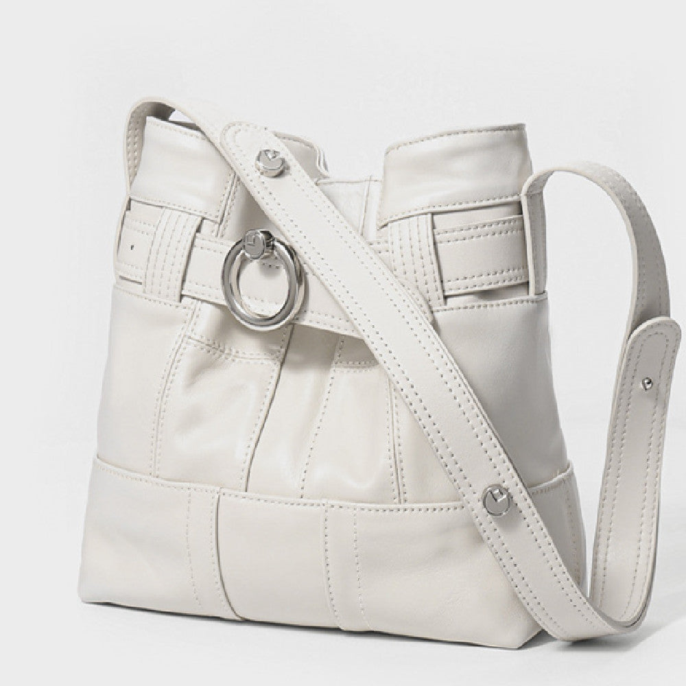 Bucket Bag New Fashion Shoulder Armpit Cowhide Stitching