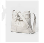 Bucket Bag New Fashion Shoulder Armpit Cowhide Stitching