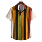 Men's Short-sleeved Shirt 3D Printing Leisure