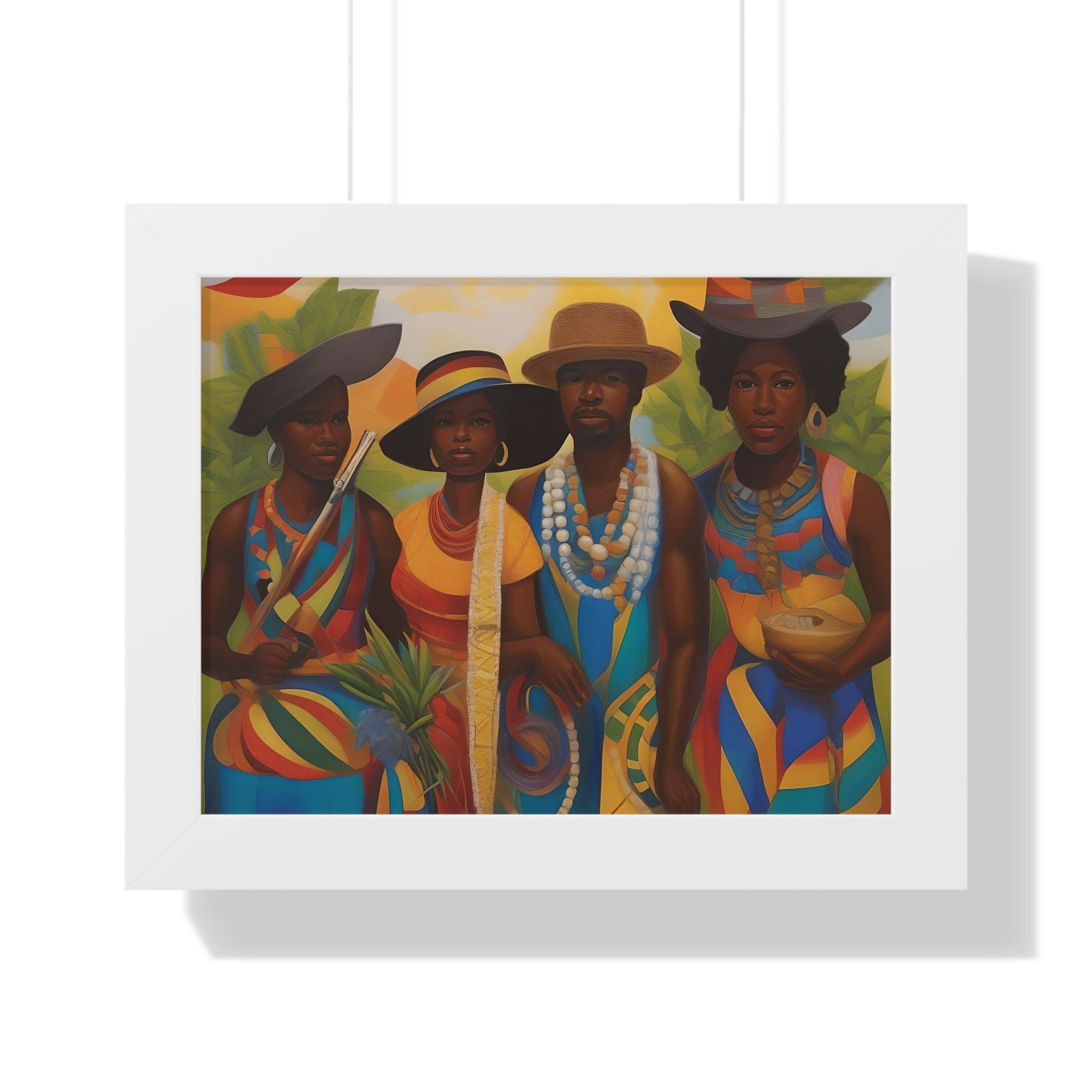 Framed Picture "In Attendance"