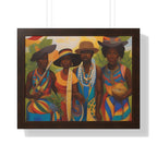 Framed Picture "In Attendance"