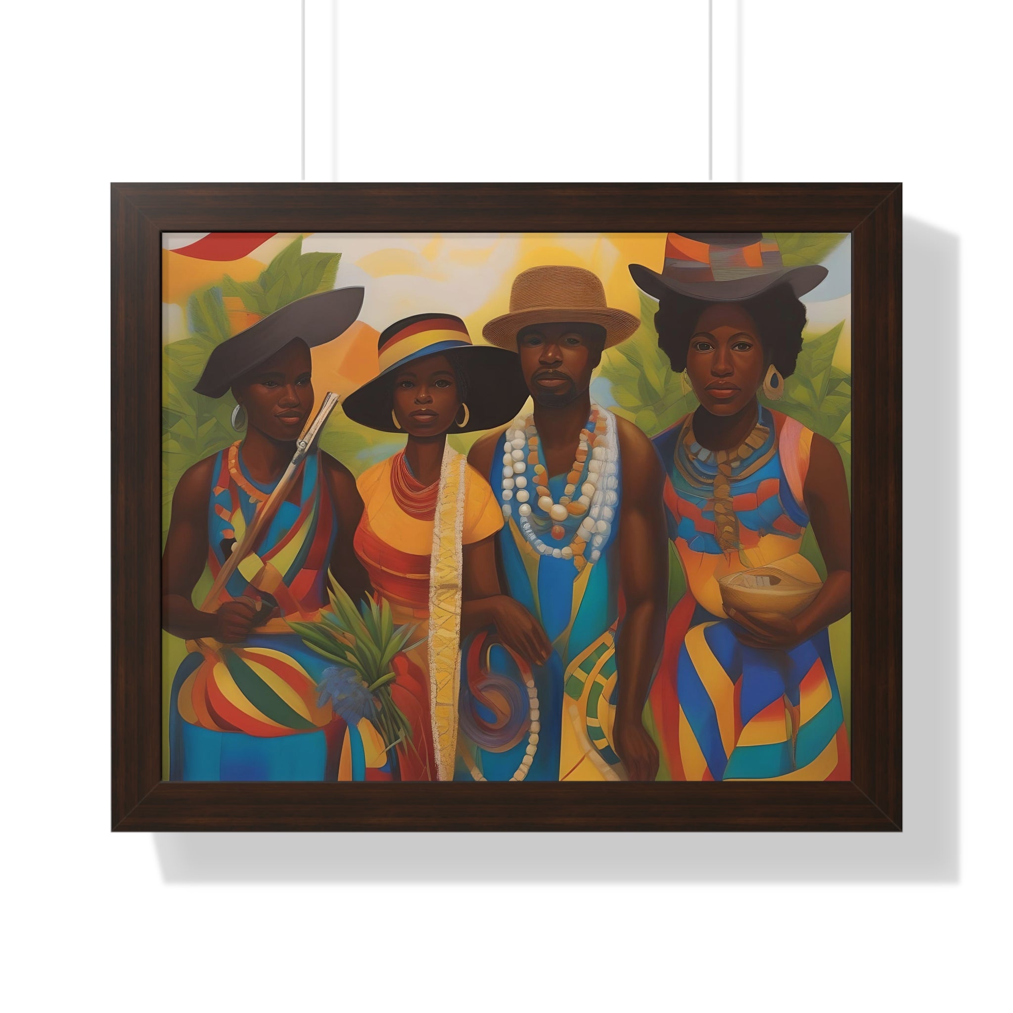 Framed Picture "In Attendance"