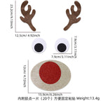 Christmas Decorations Felt Cloth Door Sticker Decoration