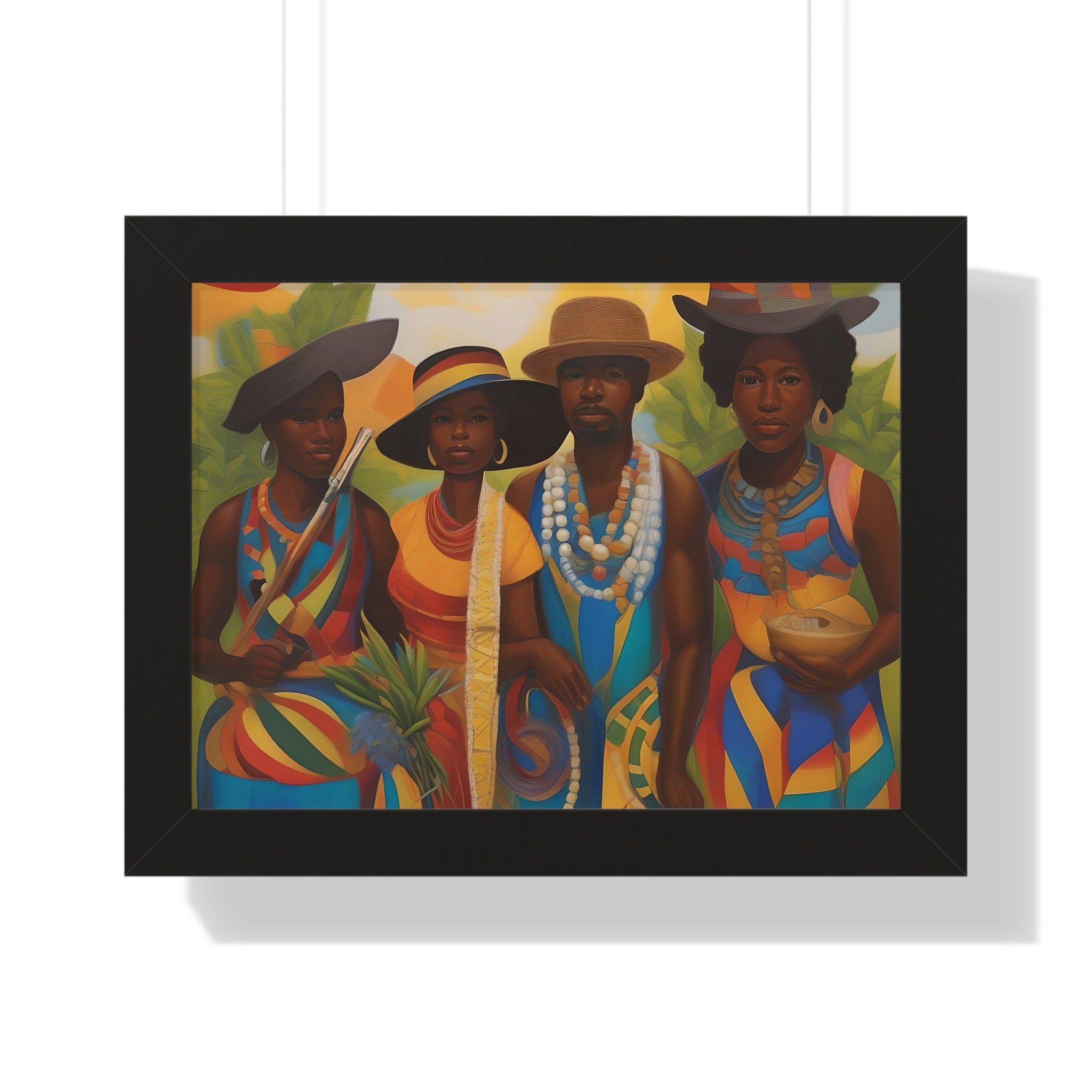 Framed Picture "In Attendance"