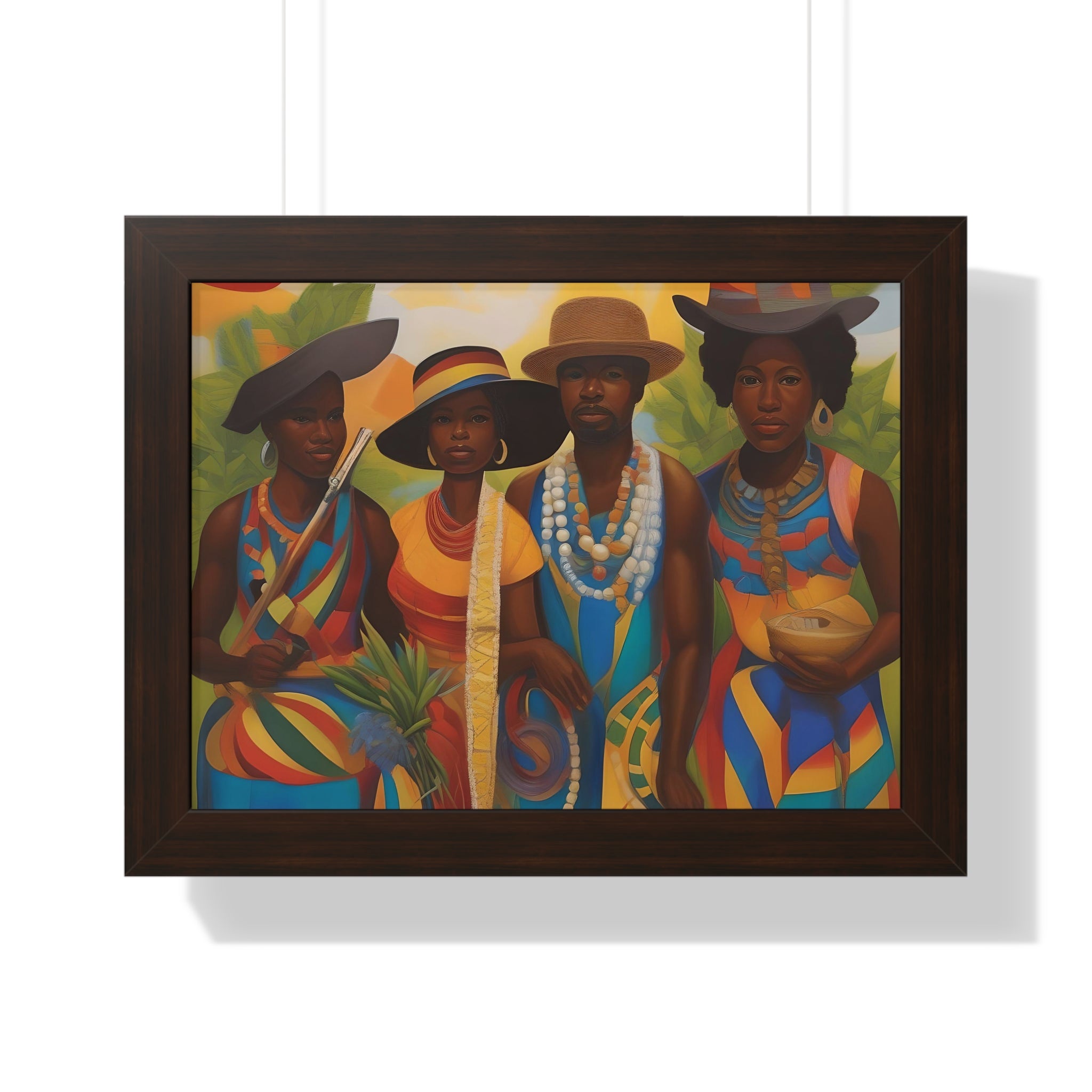 Framed Picture "In Attendance"