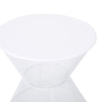 NEVADA SIDE WHITE IRON TABLE