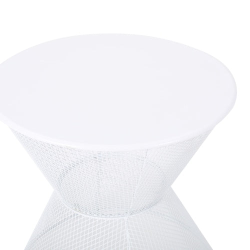 NEVADA SIDE WHITE IRON TABLE