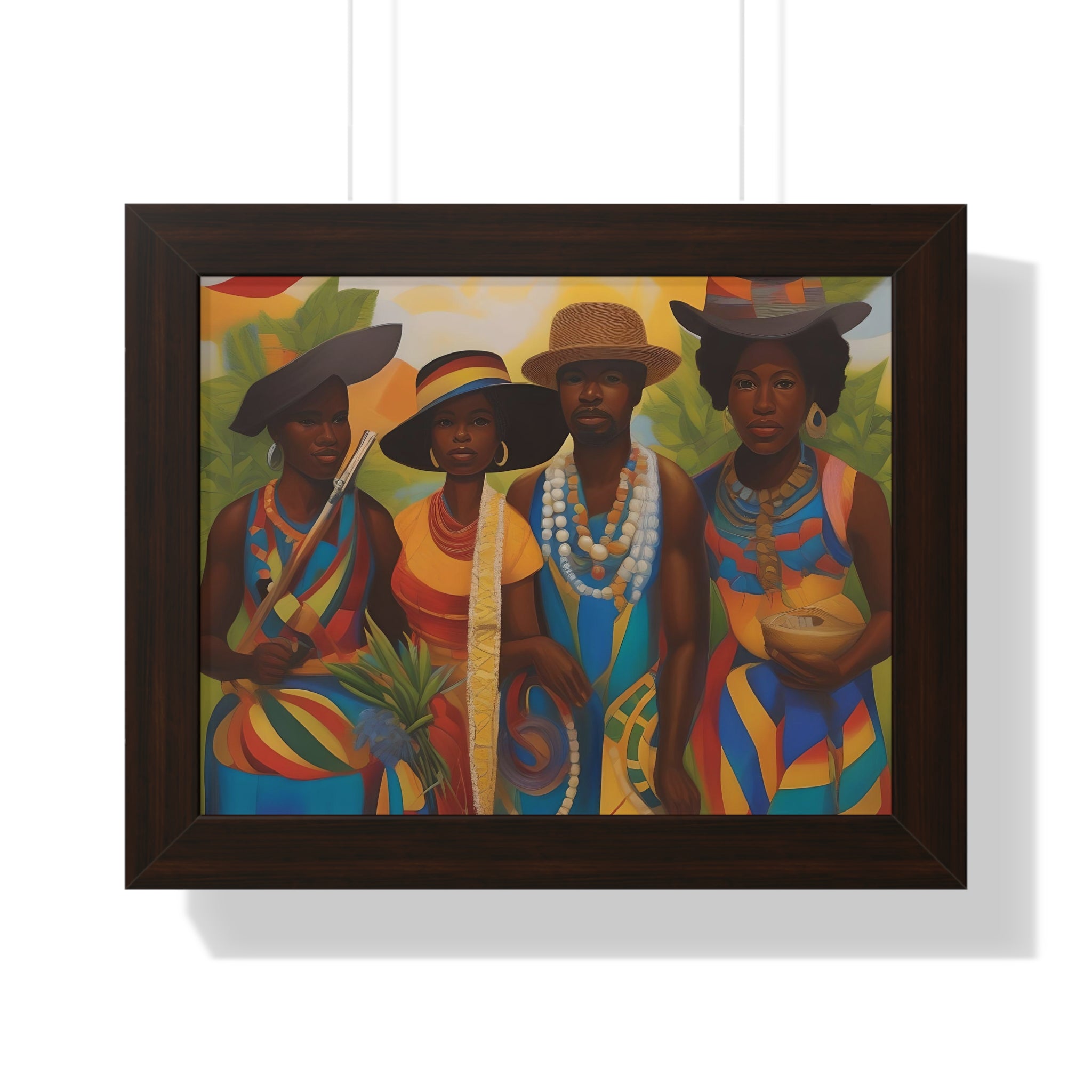 Framed Picture "In Attendance"