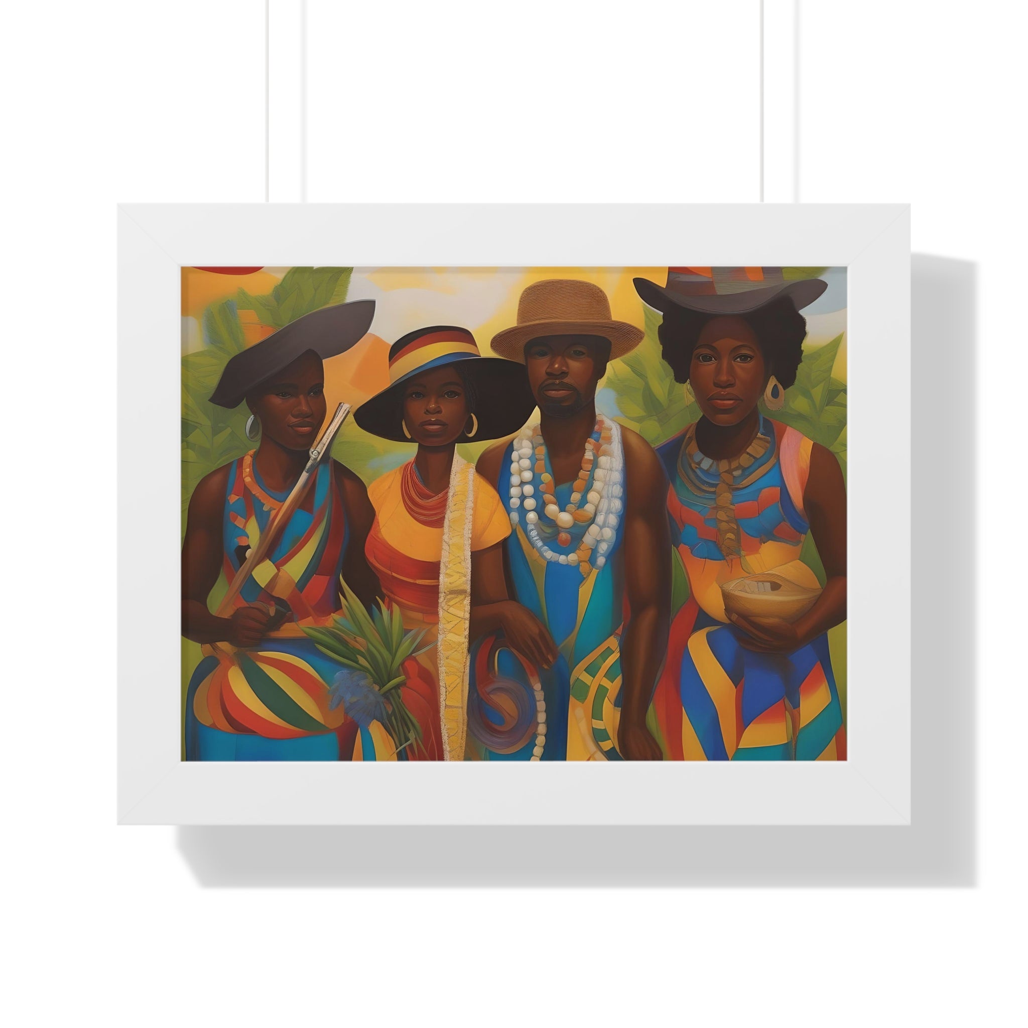 Framed Picture "In Attendance"