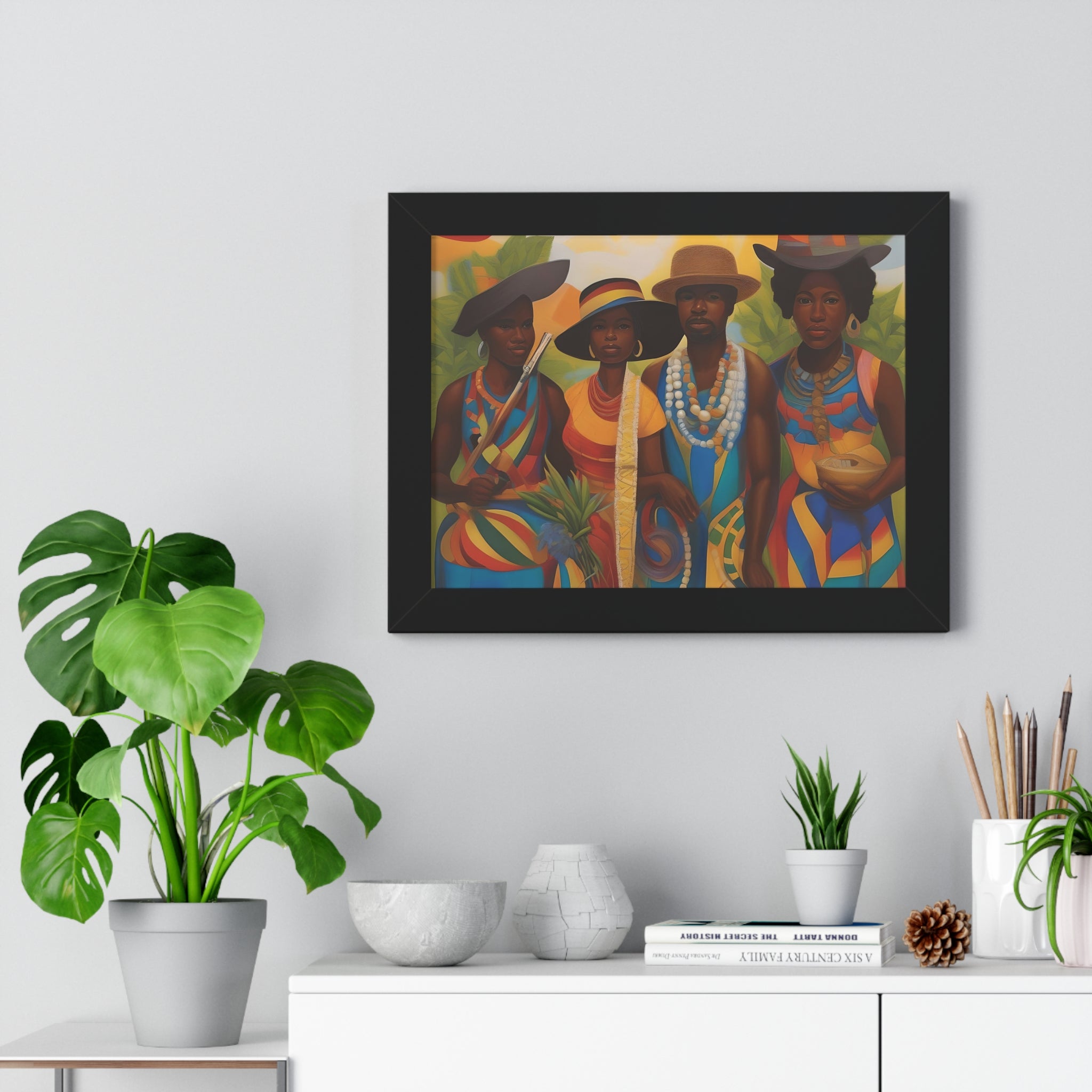 Framed Picture "In Attendance"