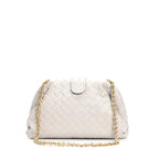 Genuine Leather Woven Small Square Shoulder Messenger Bag