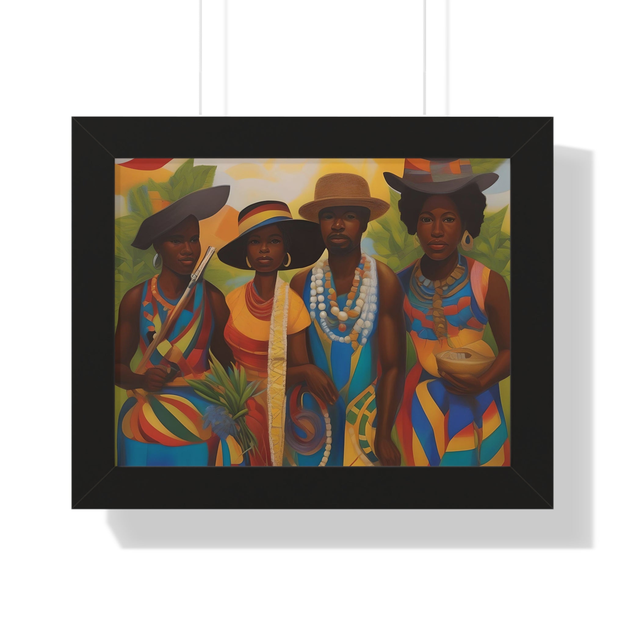 Framed Picture "In Attendance"