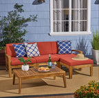 GRENADA L SHAPE 3-seater sectional sofa Set and table
