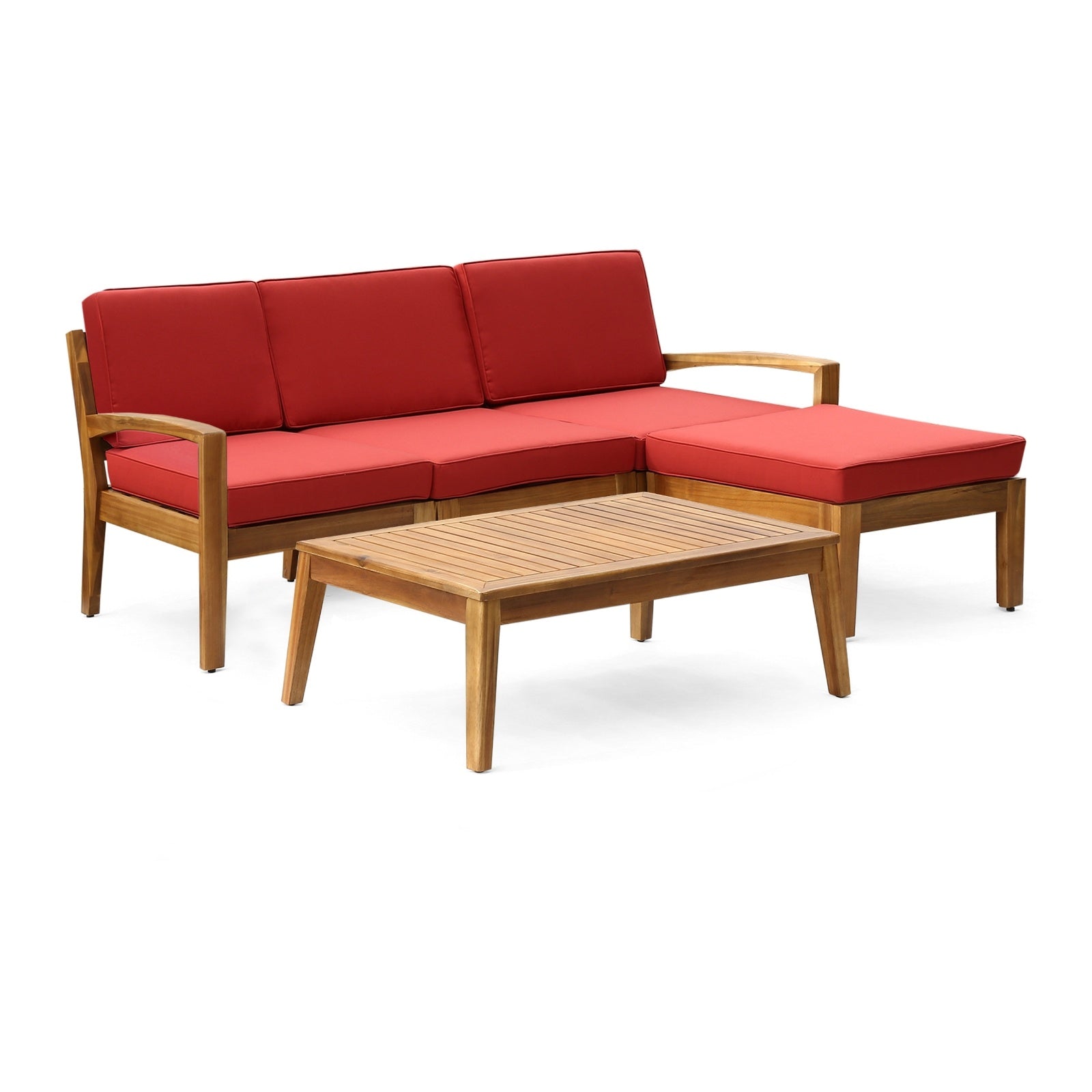 GRENADA L SHAPE 3-seater sectional sofa Set and table