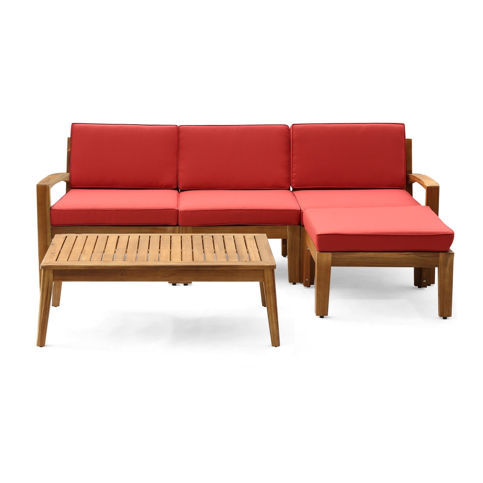 GRENADA L SHAPE 3-seater sectional sofa Set and table