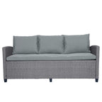 6-piece Outdoor Rattan Courtyard Set