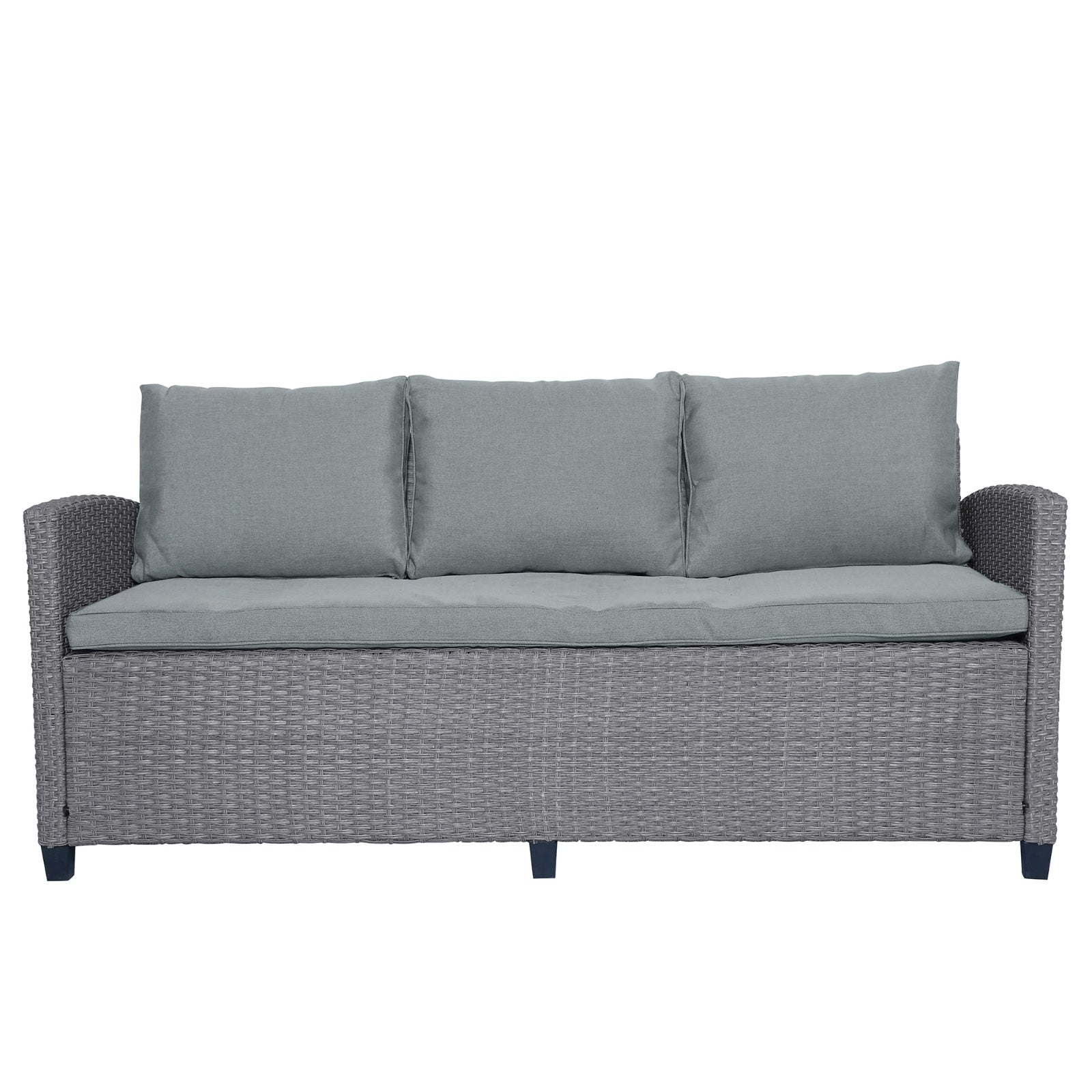 6-piece Outdoor Rattan Courtyard Set