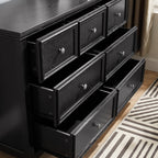 Fiberboard TV stand / dresser 7-drawer Vanity