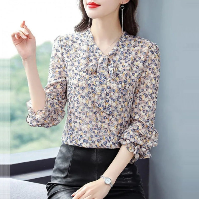 Flab Hiding Slimming Mother Clothes Fashionable Stylish All-matching Shirt