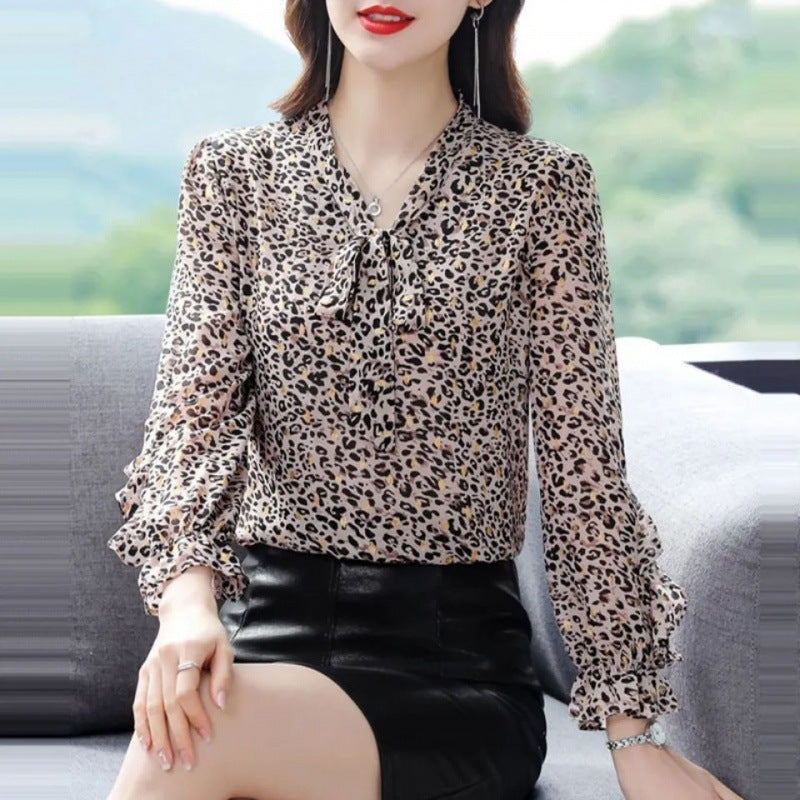 Flab Hiding Slimming Mother Clothes Fashionable Stylish All-matching Shirt