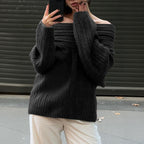 Autumn And Winter Loose Bell Sleeve Sweaters