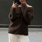 Autumn And Winter Loose Bell Sleeve Sweaters