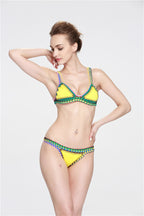 Hand-woven beach Bikini