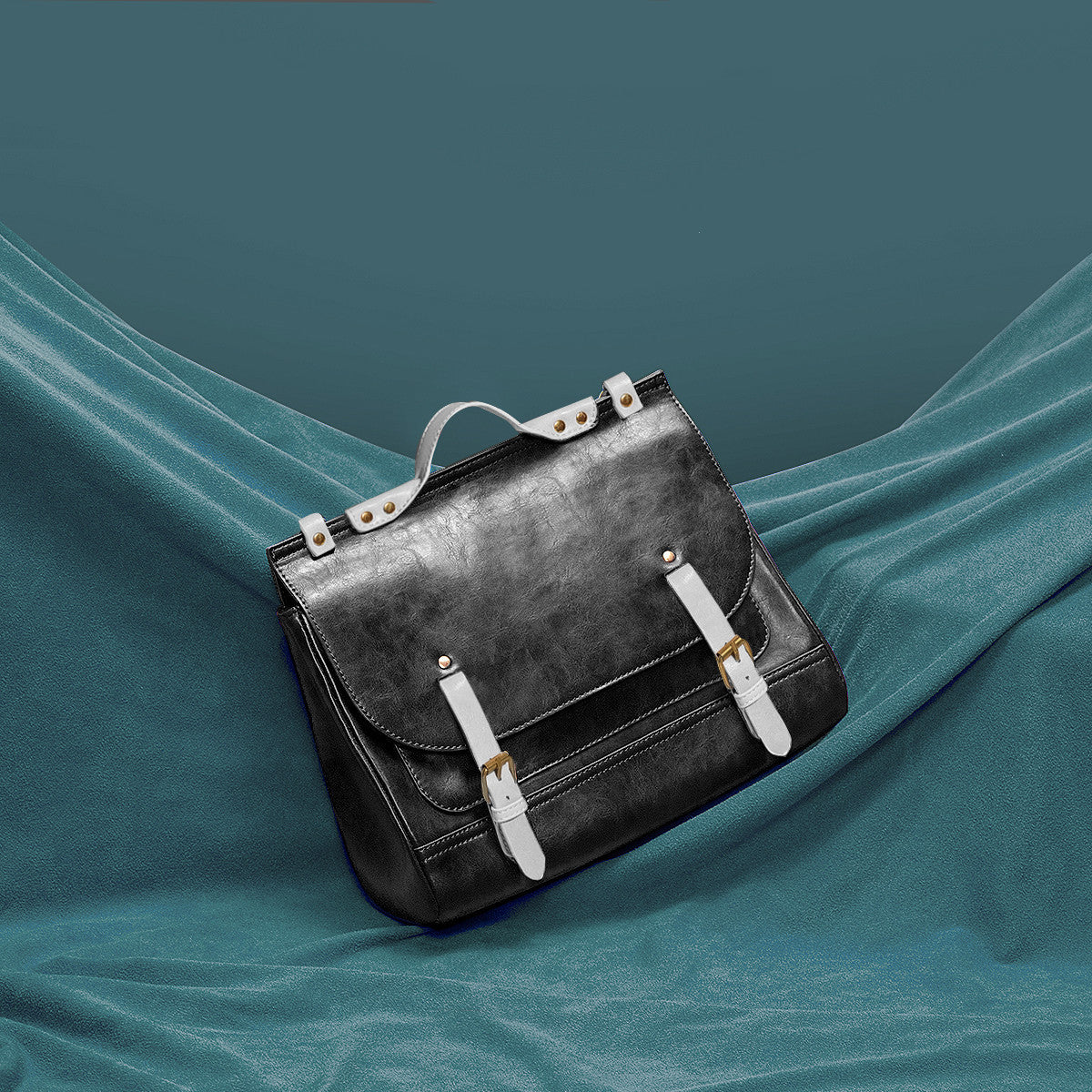 Literary Retro Backpack Messenger Bag