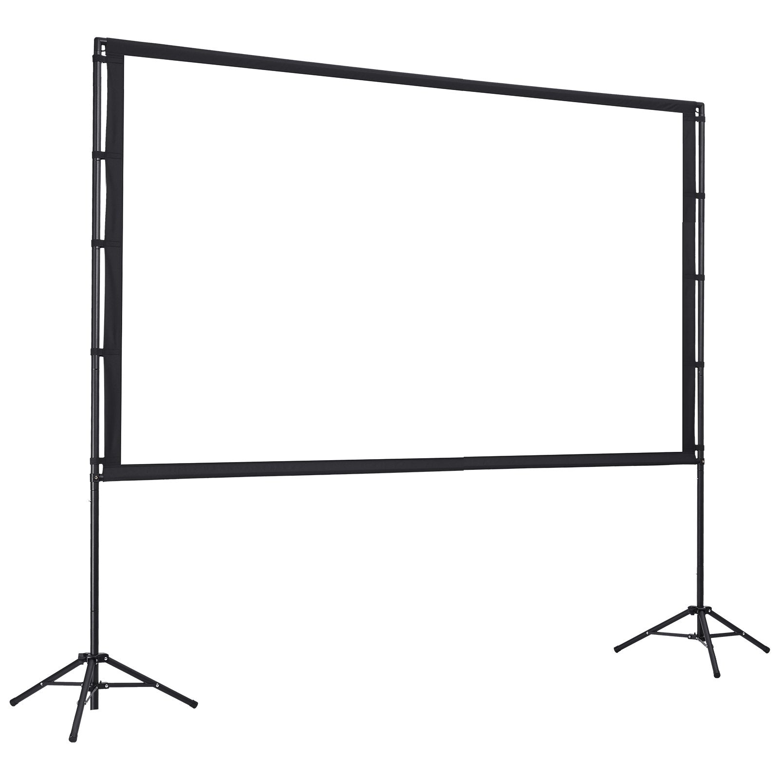 Tripod Projector Screen With 2 Stands 100 Inch 160° Wide Angle 4K HD 16:9