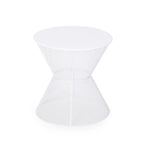 NEVADA SIDE WHITE IRON TABLE