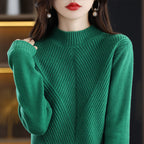 New Autumn And Winter Sweaters Women's Half Turtleneck