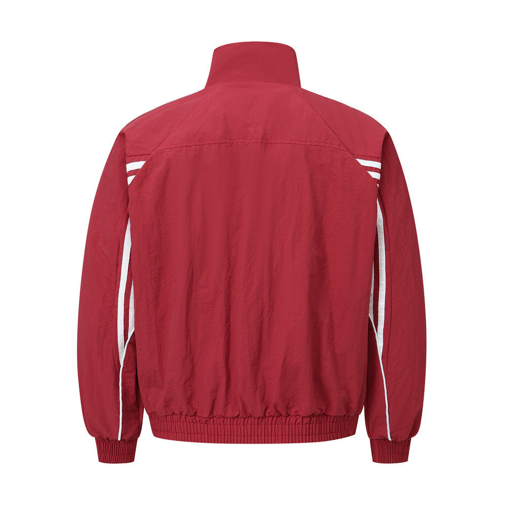 Fashion Loose Cool Stand Collar Jacket Men