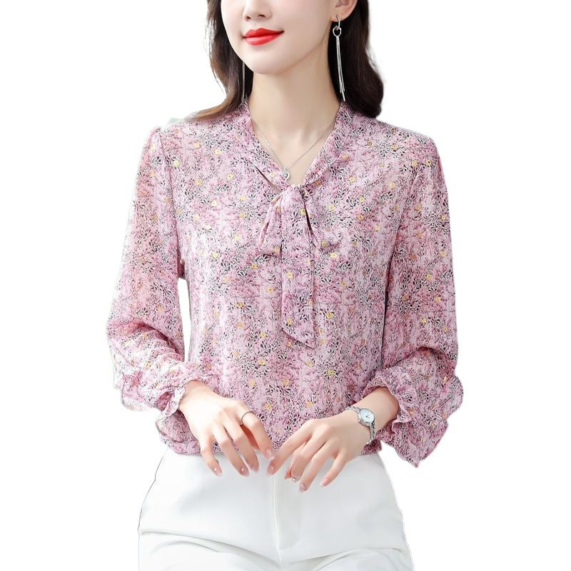 Flab Hiding Slimming Mother Clothes Fashionable Stylish All-matching Shirt