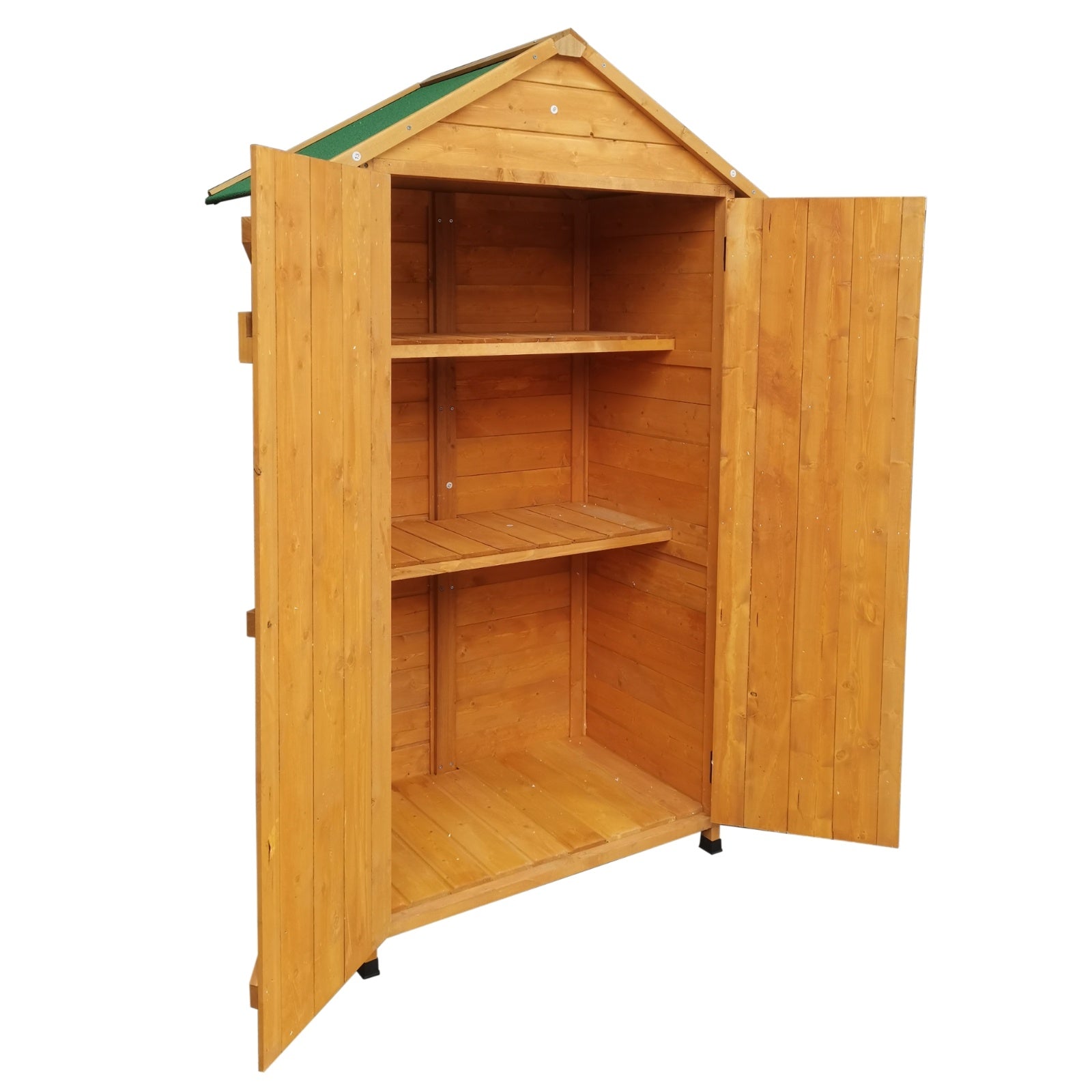 XWT010 Wooden Shed Garden Tool Storage 68.x22.83x40.35