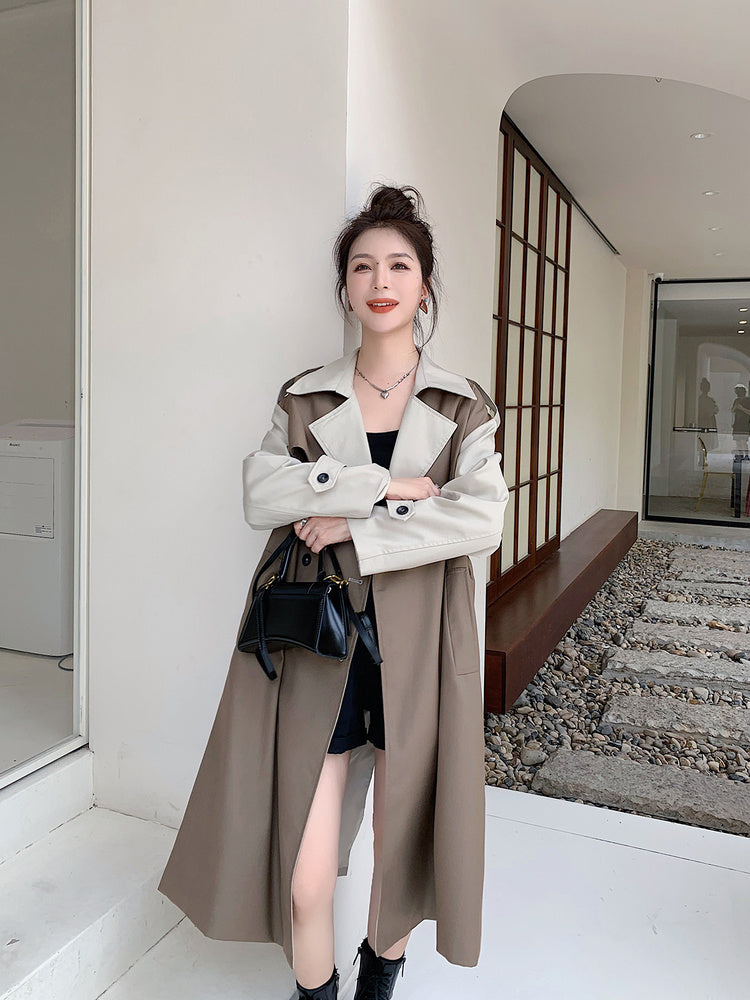 Mid Length Waistband For A Slimming Heben Style Coat Trend