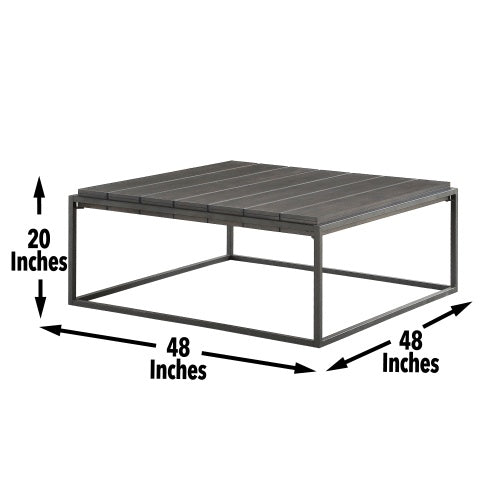 Tekoa - Coffee Table - Dark Brown