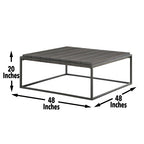 Tekoa - Coffee Table - Dark Brown