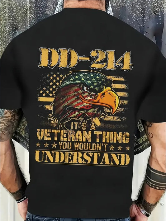 Men's Plus Size T-Shirts "DD-214"