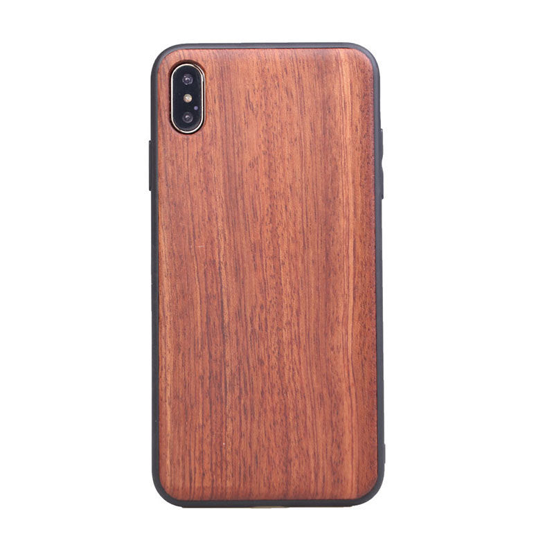 Solid wood phone case