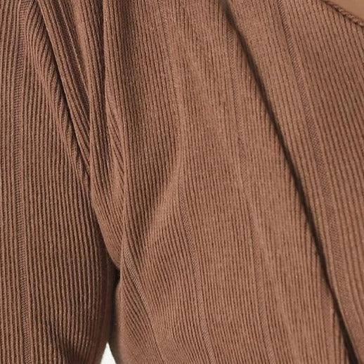 Ribbed Knit Maternity Dress Set