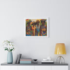 Framed Picture "In Attendance"