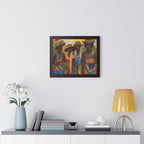 Framed Picture "In Attendance"