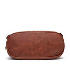 Women's Handbag Large Capacity Single Shoulder Messenger Oil Leather Bag