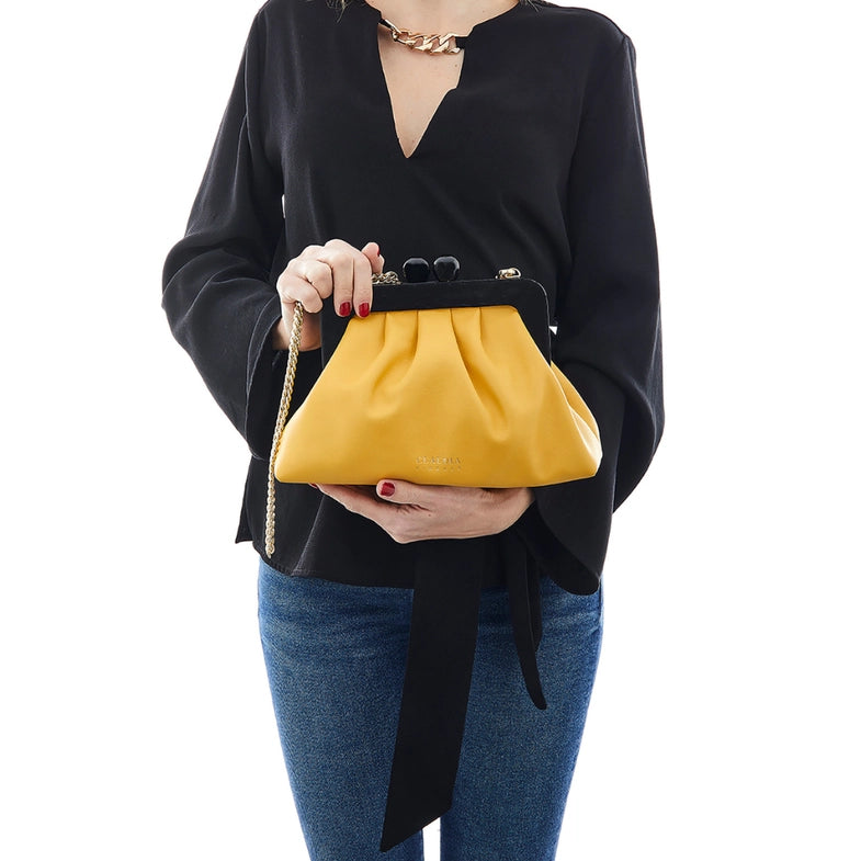 Gina - Brown Leather Mini Bag