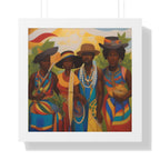 Framed Picture "In Attendance"