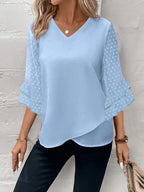 Graceful And Fashionable Chiffon Thin Shawl Sleeve Long Sleeve