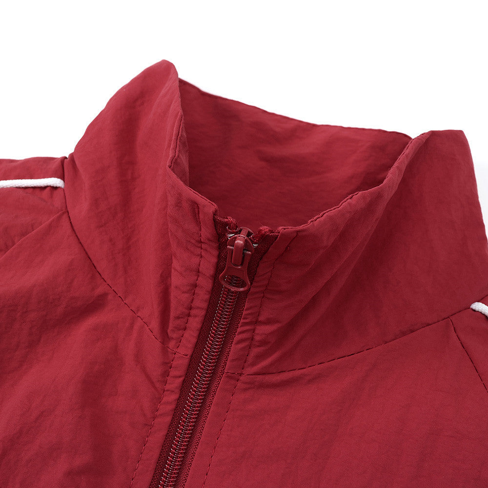 Fashion Loose Cool Stand Collar Jacket Men