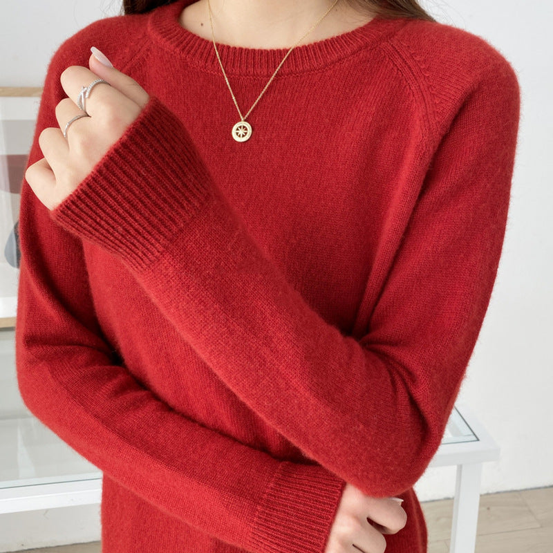 Women's Fashion Simple Knitting Bottoming Shirt