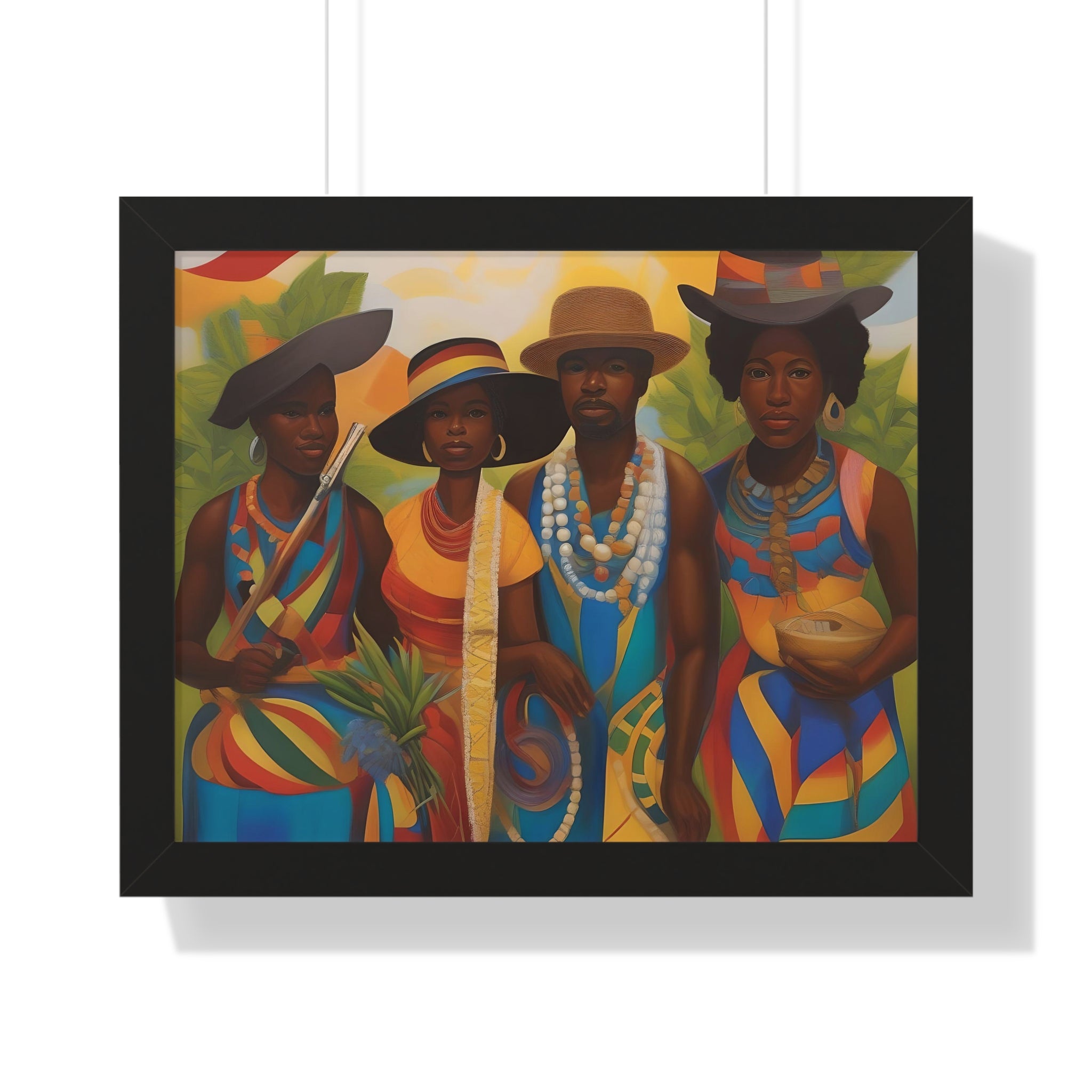 Framed Picture "In Attendance"